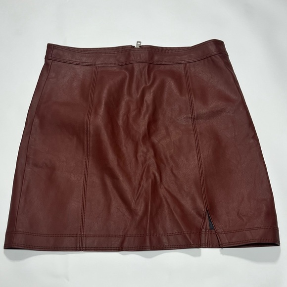 Fashion Nova Dresses & Skirts - Fashion Nova Faux Leather Mini Skirt Medium | Girls Night Out Party Fall Chic